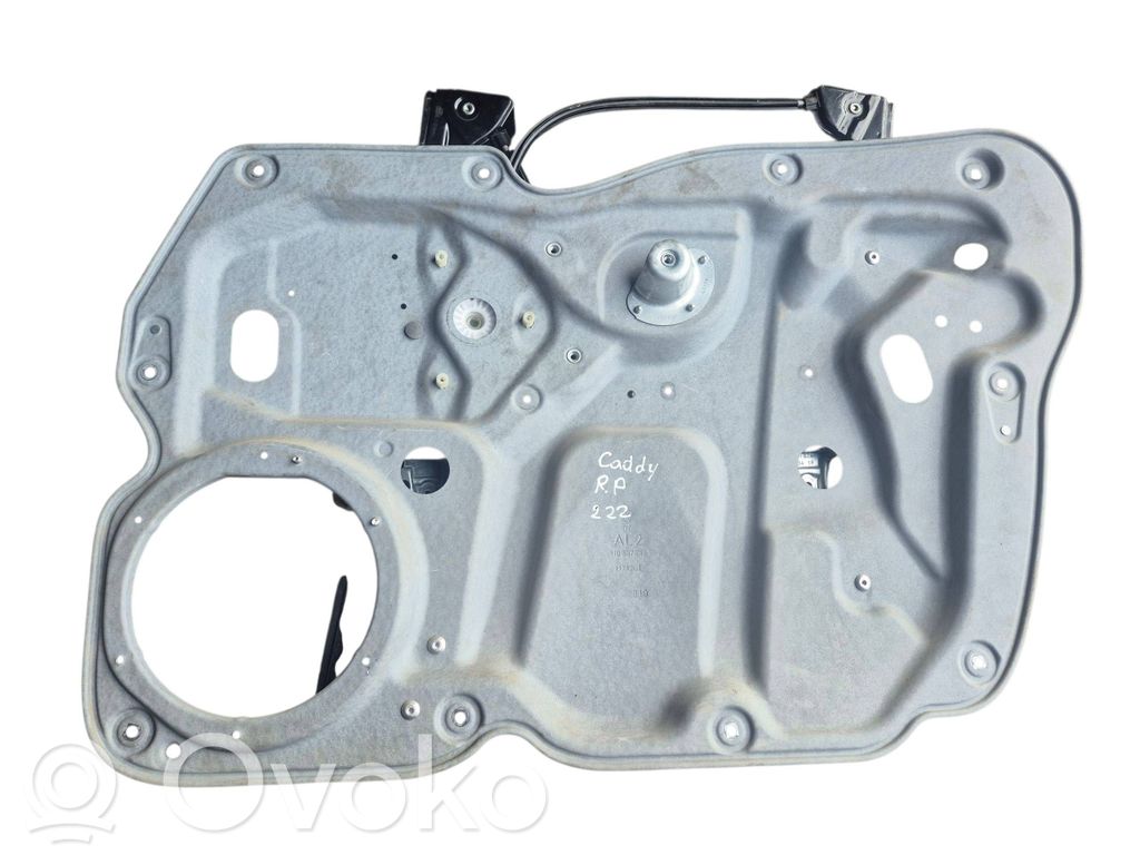Volkswagen Caddy Mechanizm podnoszenia szyby przedniej bez silnika 