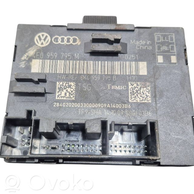 Unité de commande module de porte   4F0959795M,8K0959795B