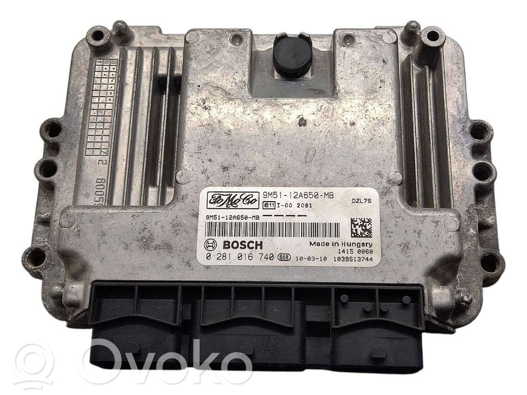 Unidad de control/módulo del motor   9M5112A650MB,0281016740