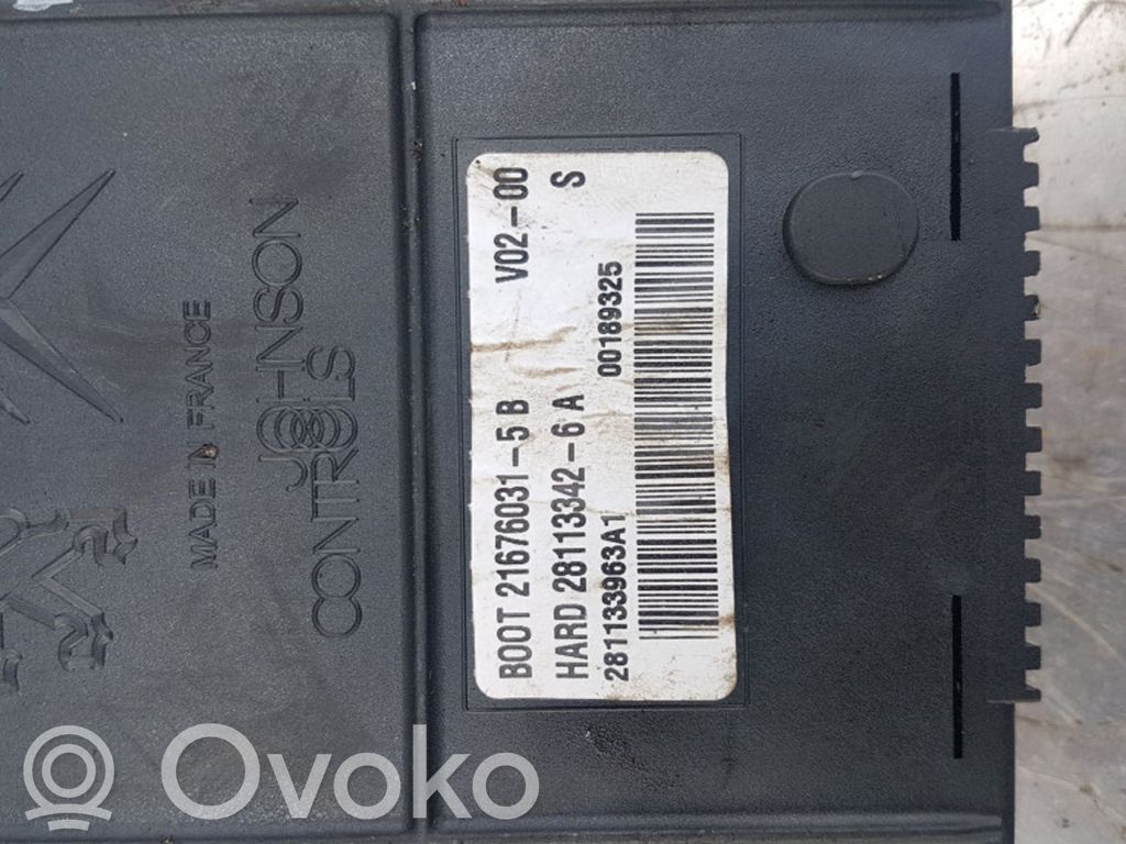 Citroen C5 Comfort/convenience module 