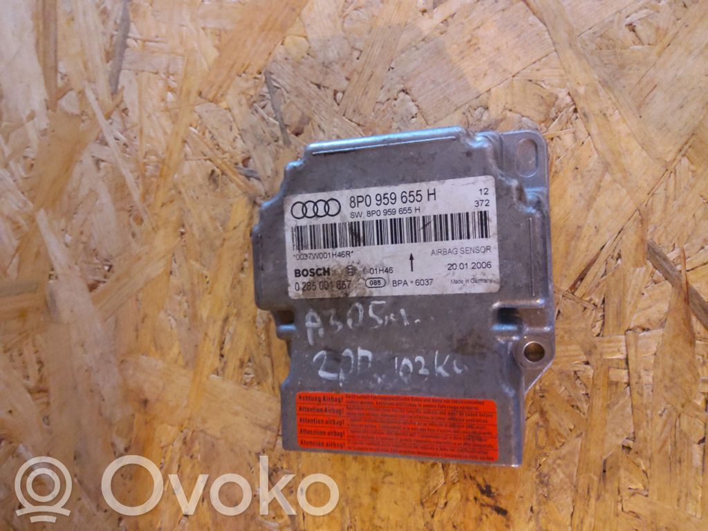 Audi A3 S3 8P Airbag control unit/module 