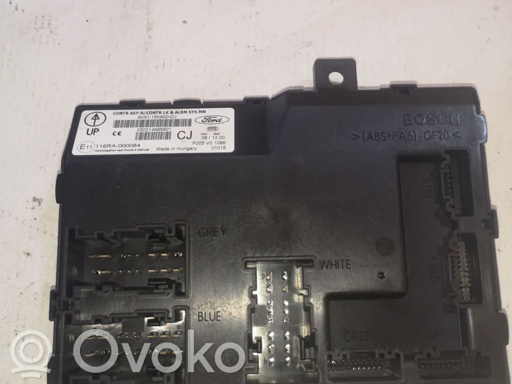 Ford Fiesta Comfort/convenience module 