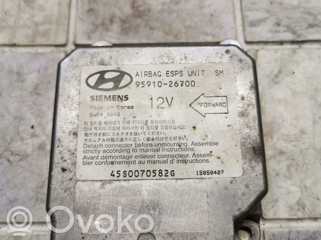Hyundai Santa Fe Airbag control unit/module 