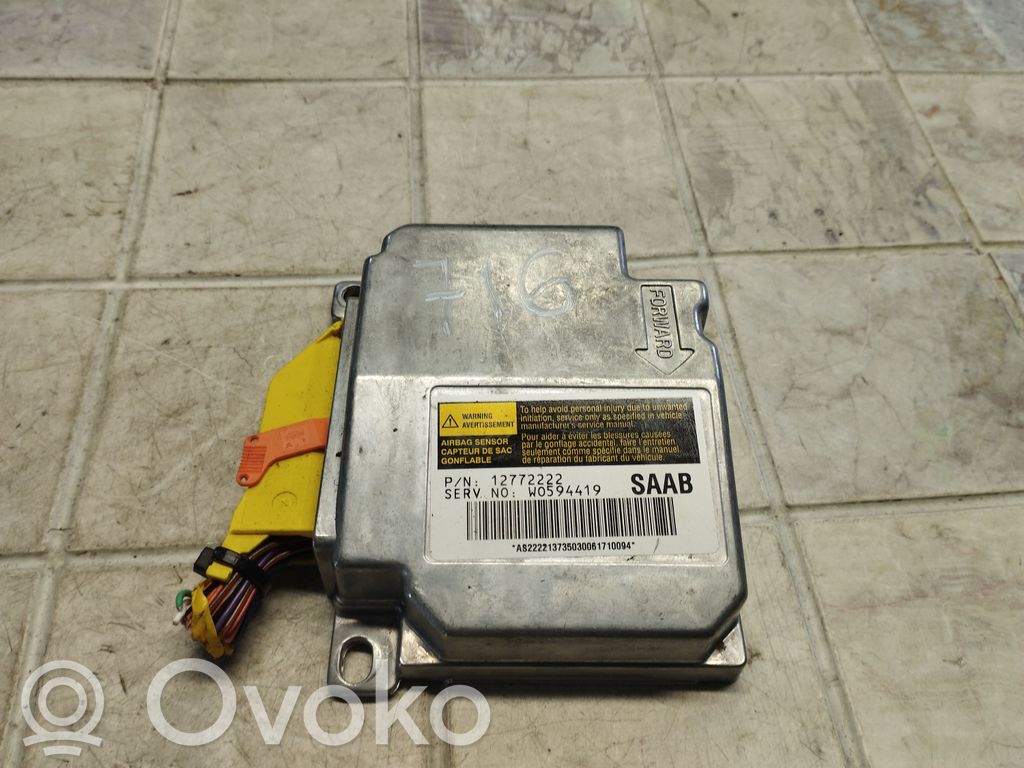 Saab 9-5 Airbag control unit/module 