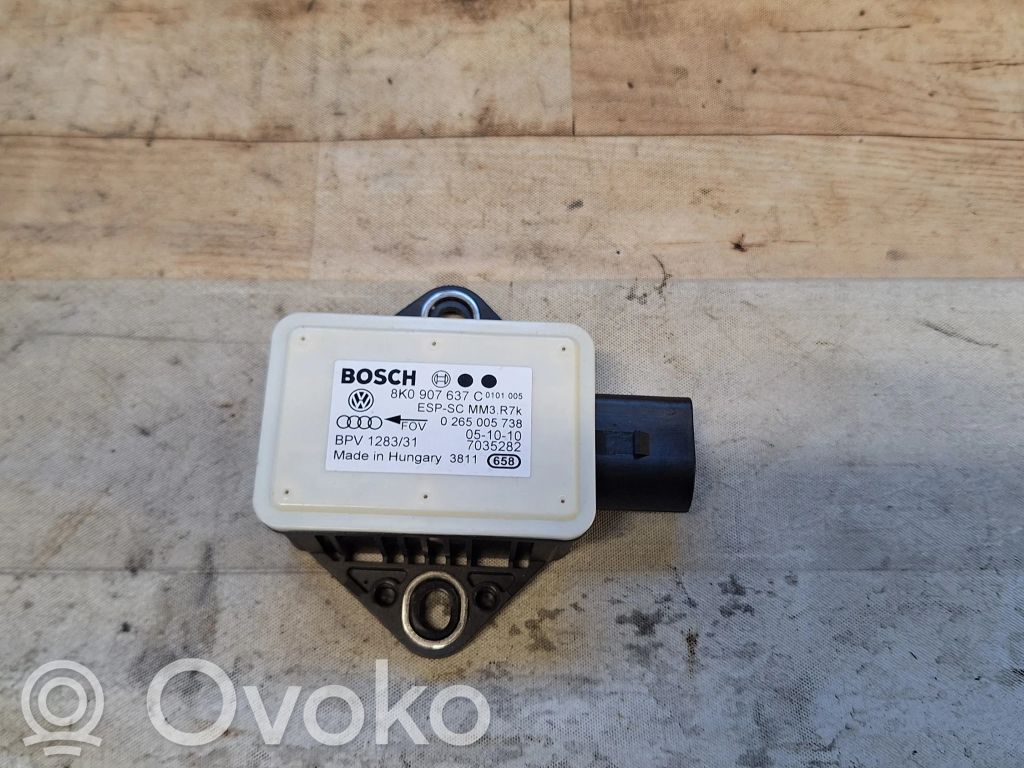 Audi Q5 SQ5 8R ESP acceleration yaw rate sensor 
