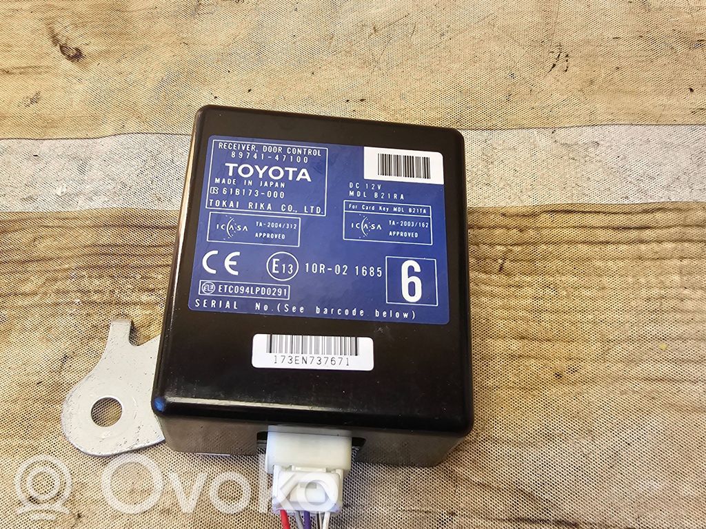 Toyota Prius (NHW20) Unitate/modul comandă uși 