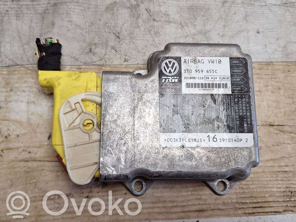 Skoda Superb B6 (3T) Airbag control unit/module 