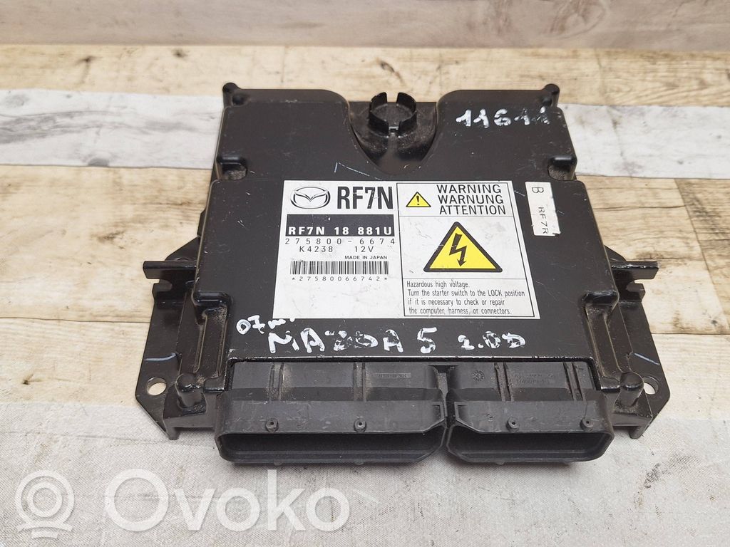 Mazda 5 Engine control unit/module 