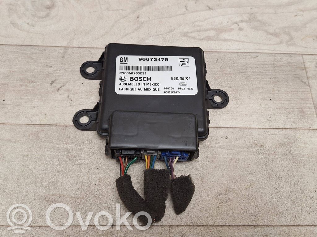 Parking PDC control unit/module   96673475,0263004220,6002JC0774