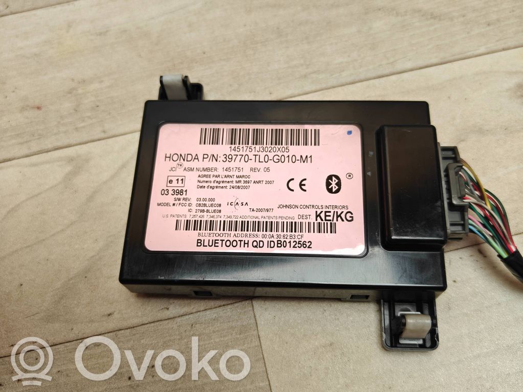 Honda Accord Bluetooth control unit module 