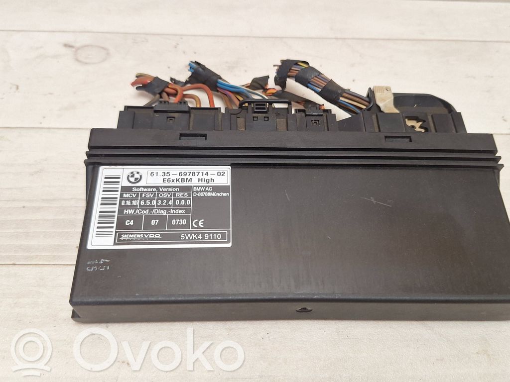 BMW 5 E60 E61 Módulo de confort/conveniencia 