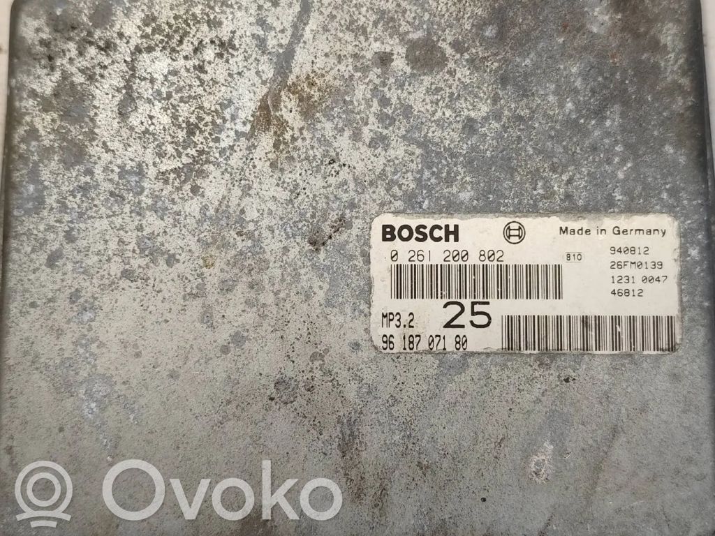 Peugeot 806 Engine control unit/module 