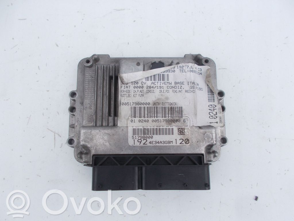 Fiat Stilo Engine control unit/module 