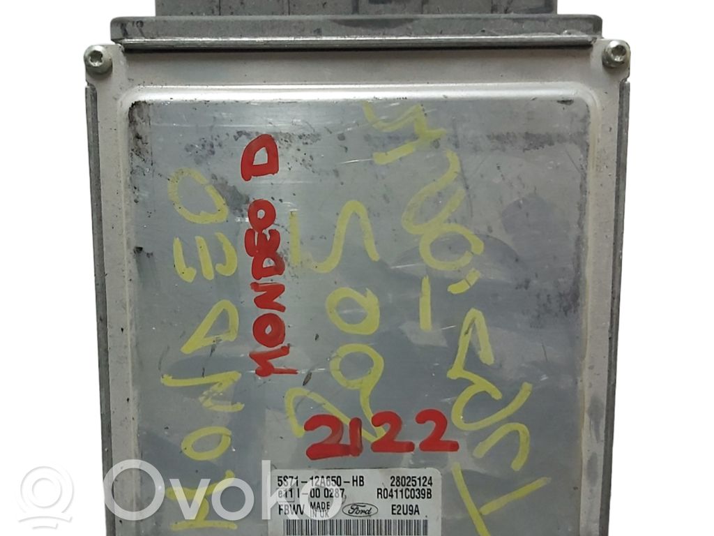 Engine control unit/module   5S7112A650HB,28025124,5S7112A650HB