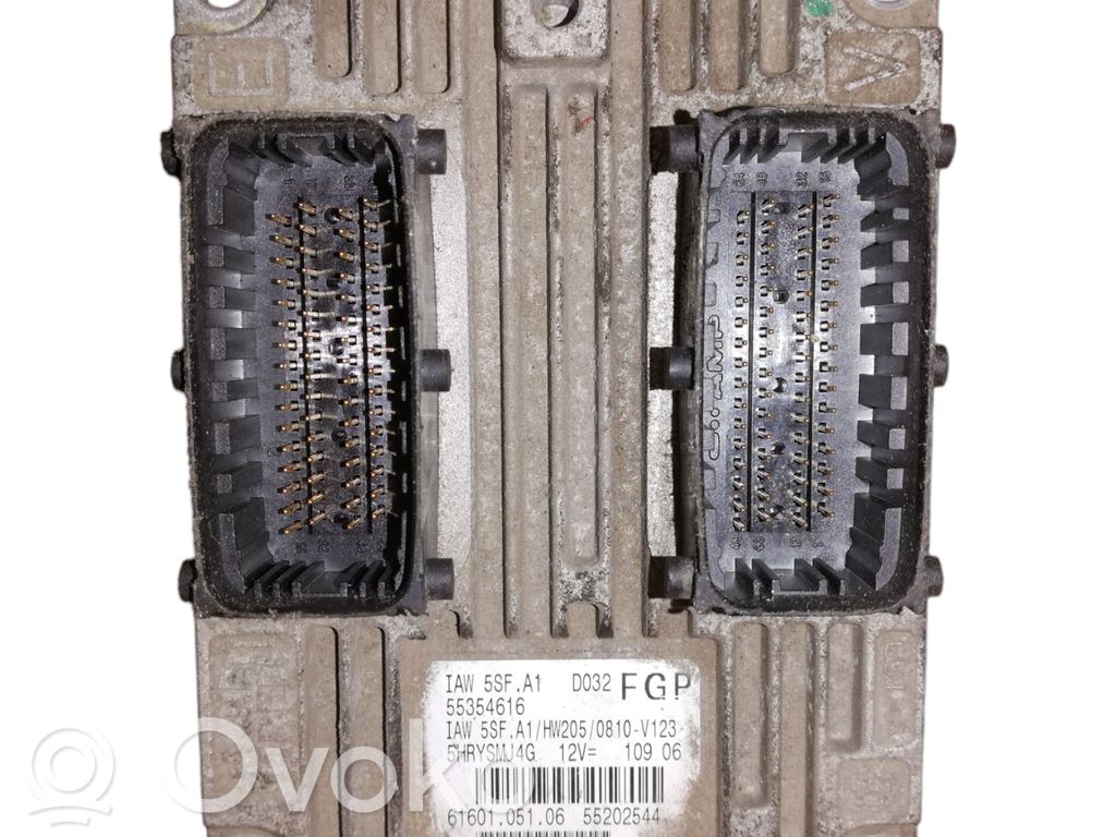 Engine control unit/module   IAW5SFA1,55354616,IAW5SFA1