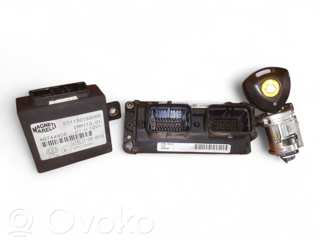 Lancia Y 840 Engine ECU kit and lock set 
