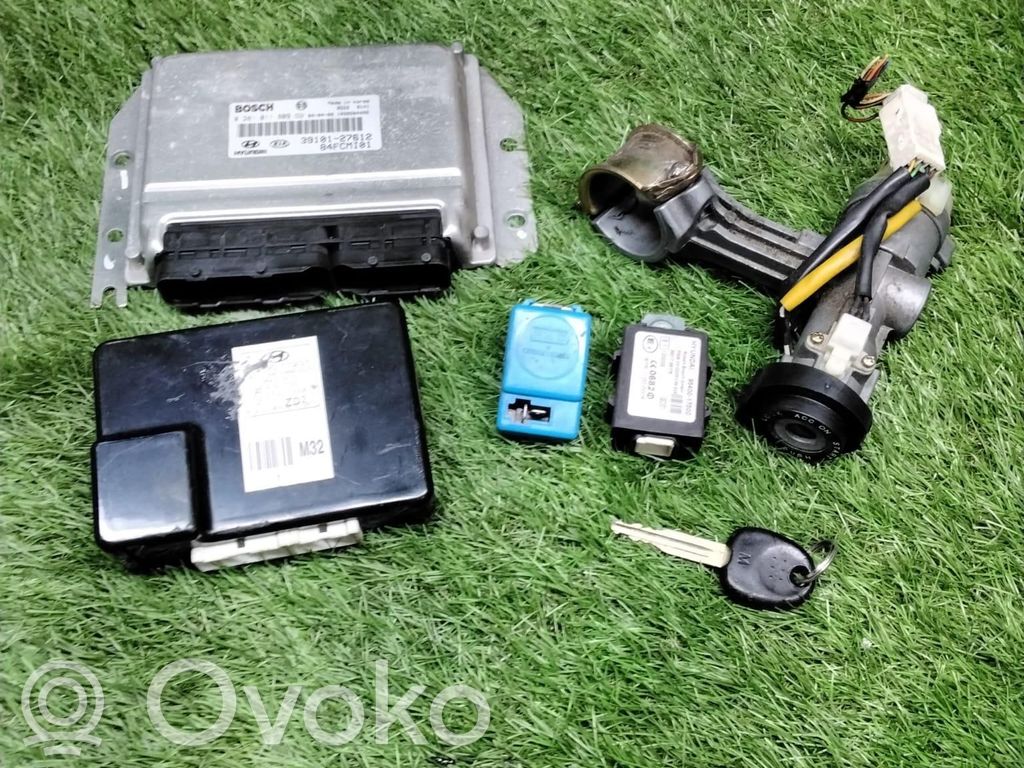 Hyundai Matrix Engine ECU kit and lock set 