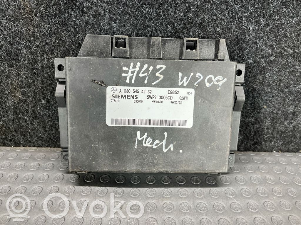 Mercedes-Benz CLK A209 C209 Sterownik / Moduł skrzyni biegów 