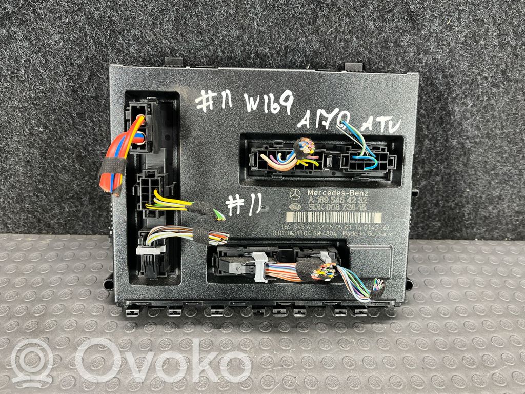 Mercedes-Benz A W169 Moduł / Sterownik komfortu 