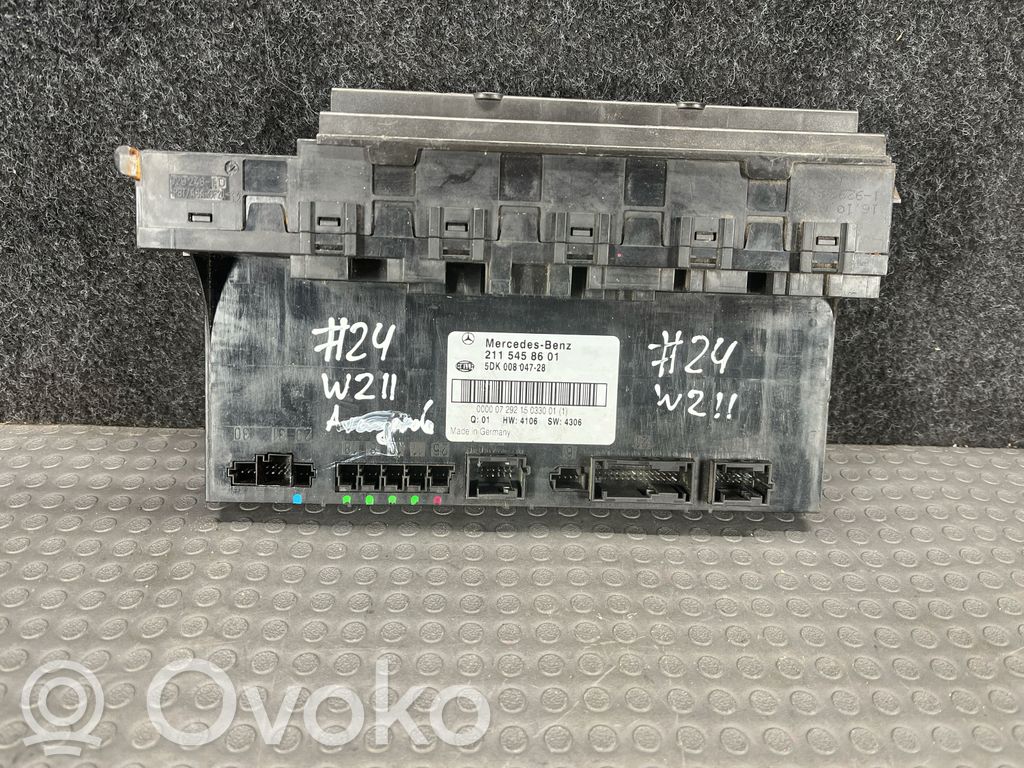 Mercedes-Benz E W211 Módulo de confort/conveniencia 