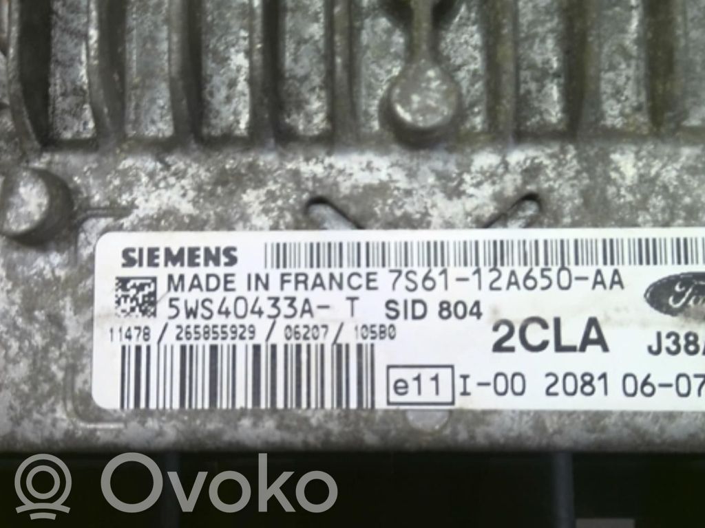 Ford Fiesta Engine control unit/module 