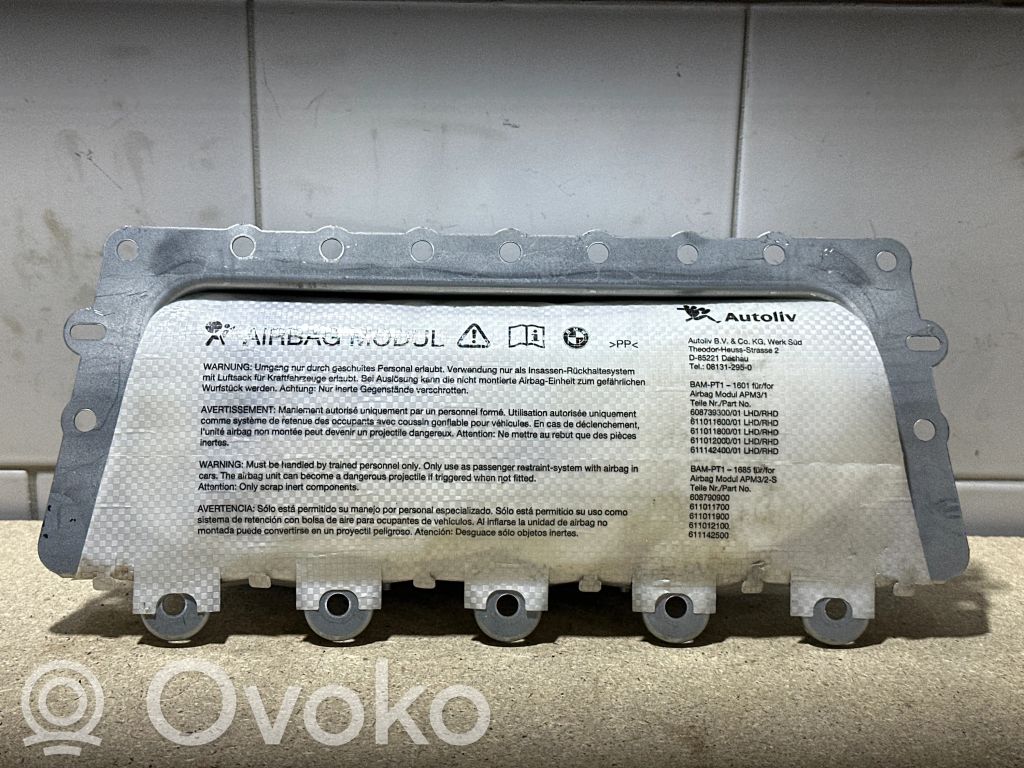 BMW 5 F10 F11 Poduszka powietrzna Airbag pasażera 
