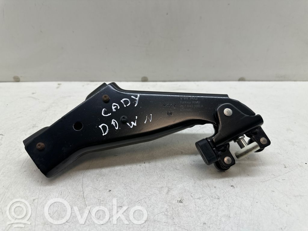 Volkswagen Caddy Sliding door lower roller guide/hinge 