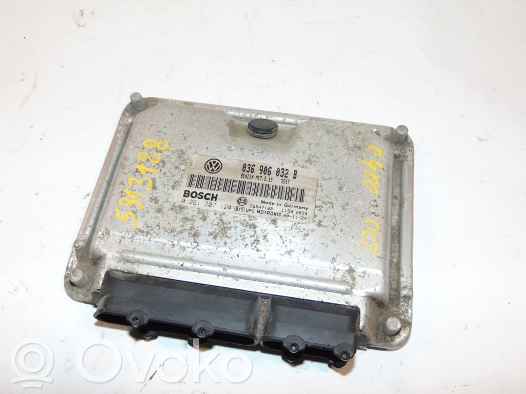 Engine control unit/module   036906032B,0261207124
