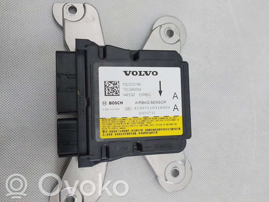 Volvo S60 Airbag control unit/module 