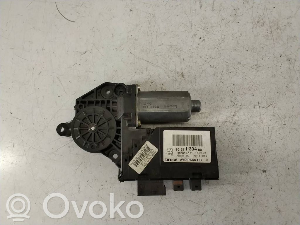 Peugeot 307 Silnik regulatora szyby drzwi przednich 