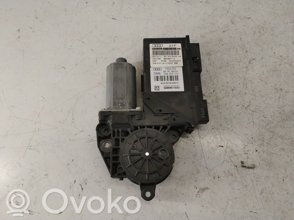 Audi A8 S8 D3 4E Priekšpusē loga pacēlāja motoriņš 