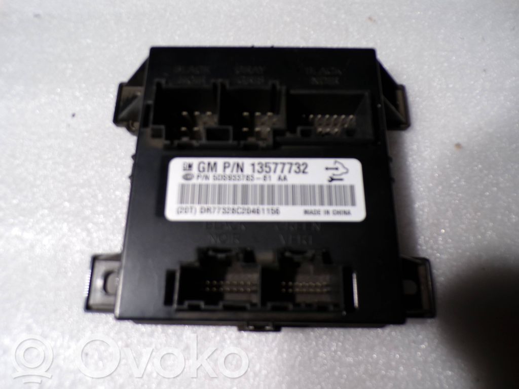 Module de commande de siège   13577732,5DS933783,DR77328C20461156