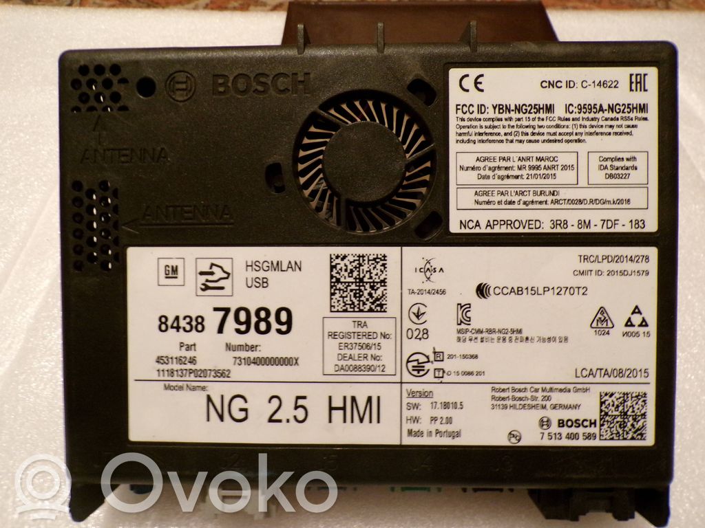 Autres unités de commande / modules   84387989,453116246,7513400589