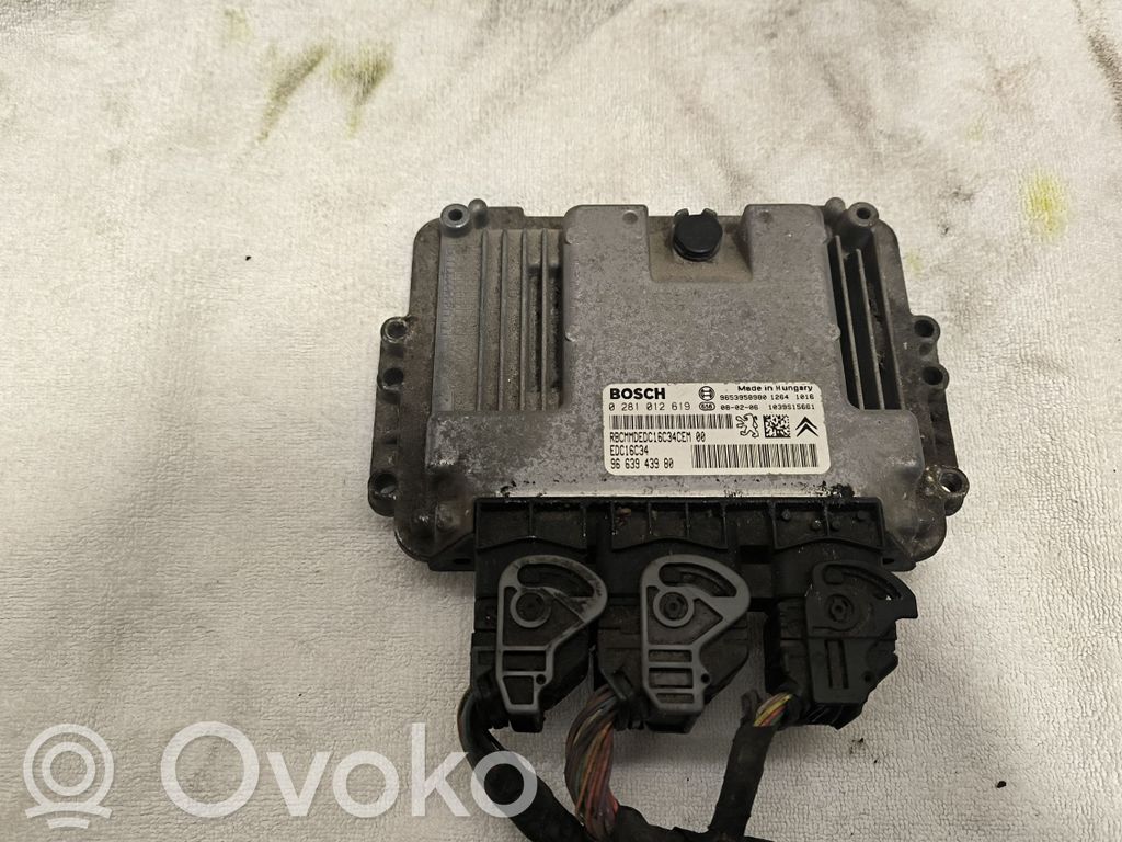 Citroen Berlingo Engine control unit/module 