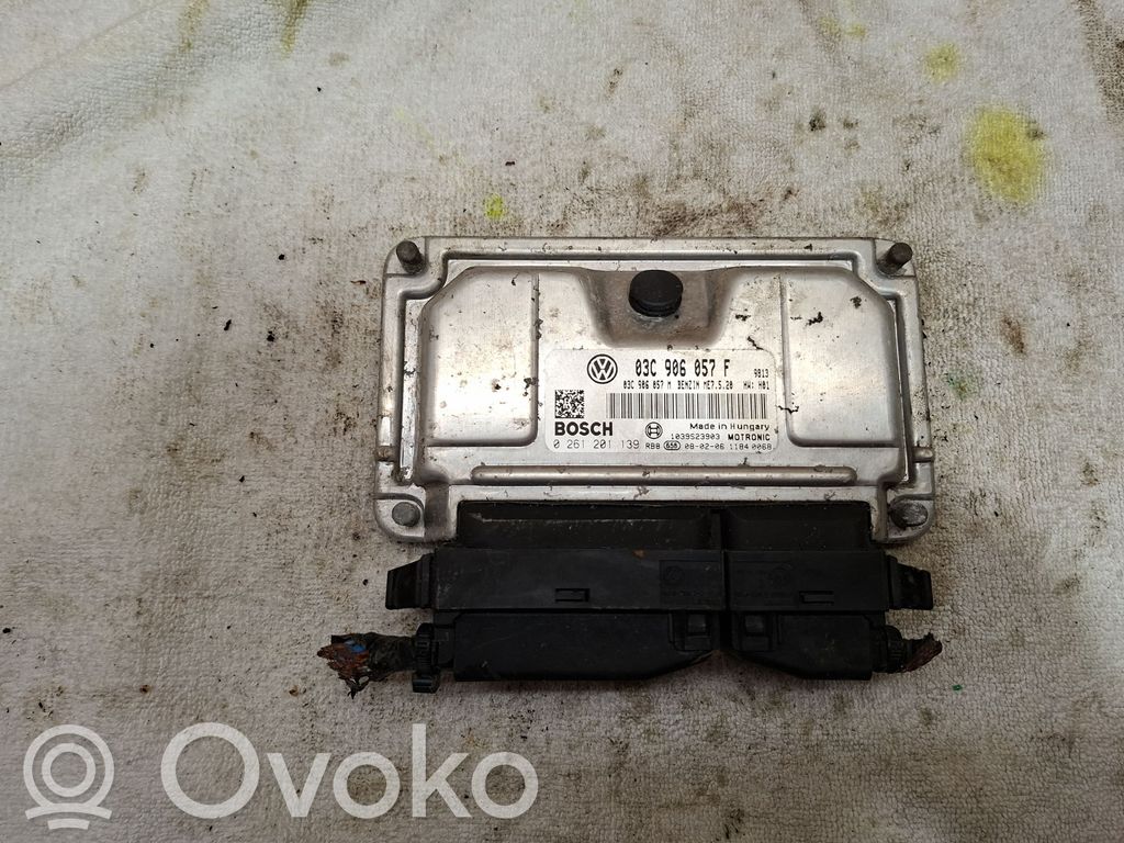 Engine control unit/module   03C906057M,0261201139,03C906057F