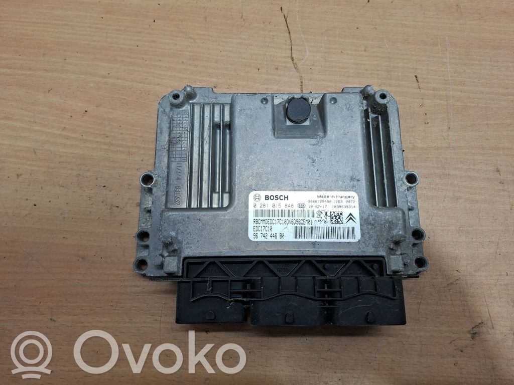 Peugeot 207 Engine control unit/module 