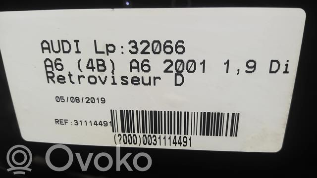 Audi A6 S6 C5 4B Specchietto retrovisore elettrico portiera anteriore