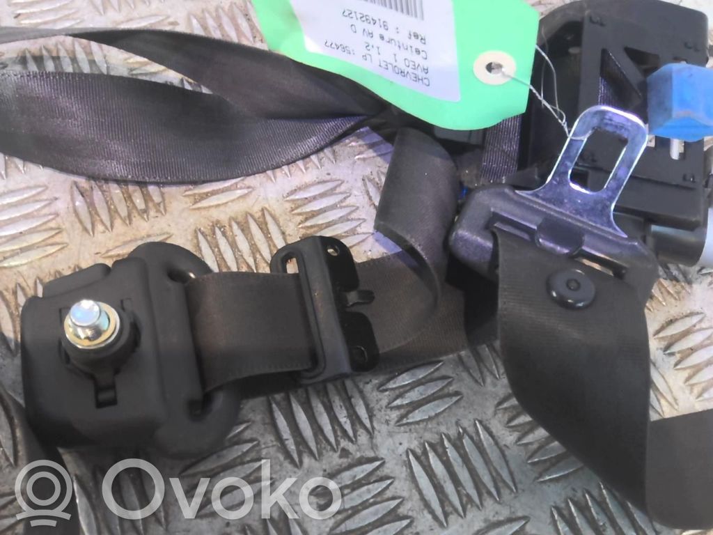Chevrolet Aveo Cinturón delantero 