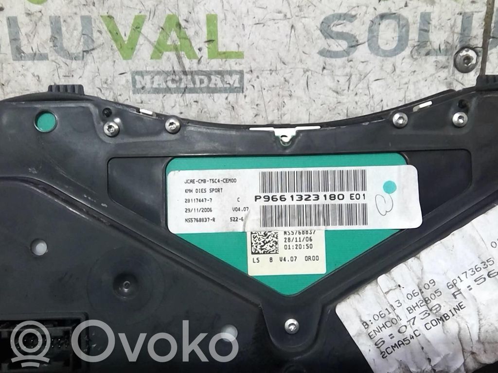 Peugeot 307 Tachimetro (quadro strumenti) 
