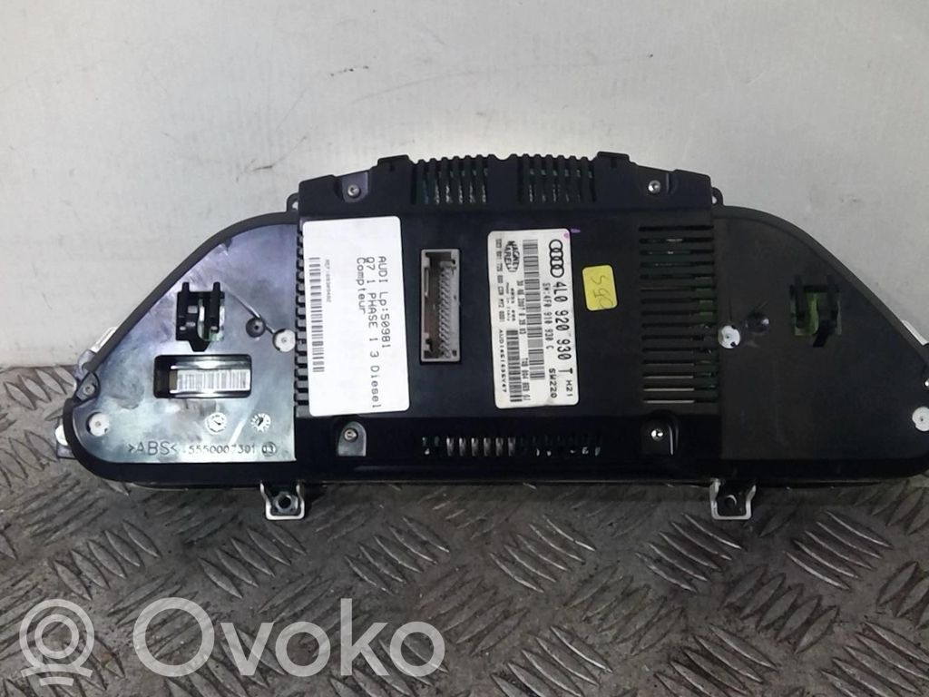 Audi Q7 4L Vitezometru (grup de instrumente) 