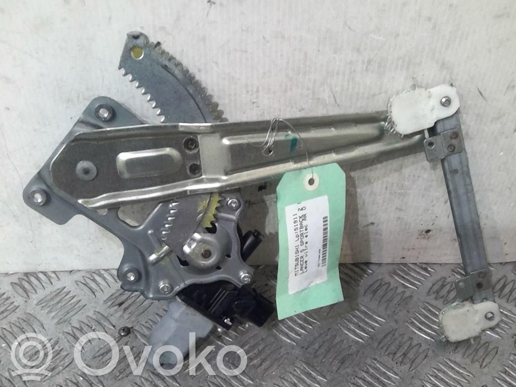 Mitsubishi Lancer X Macara geam ușă spate cu motor 
