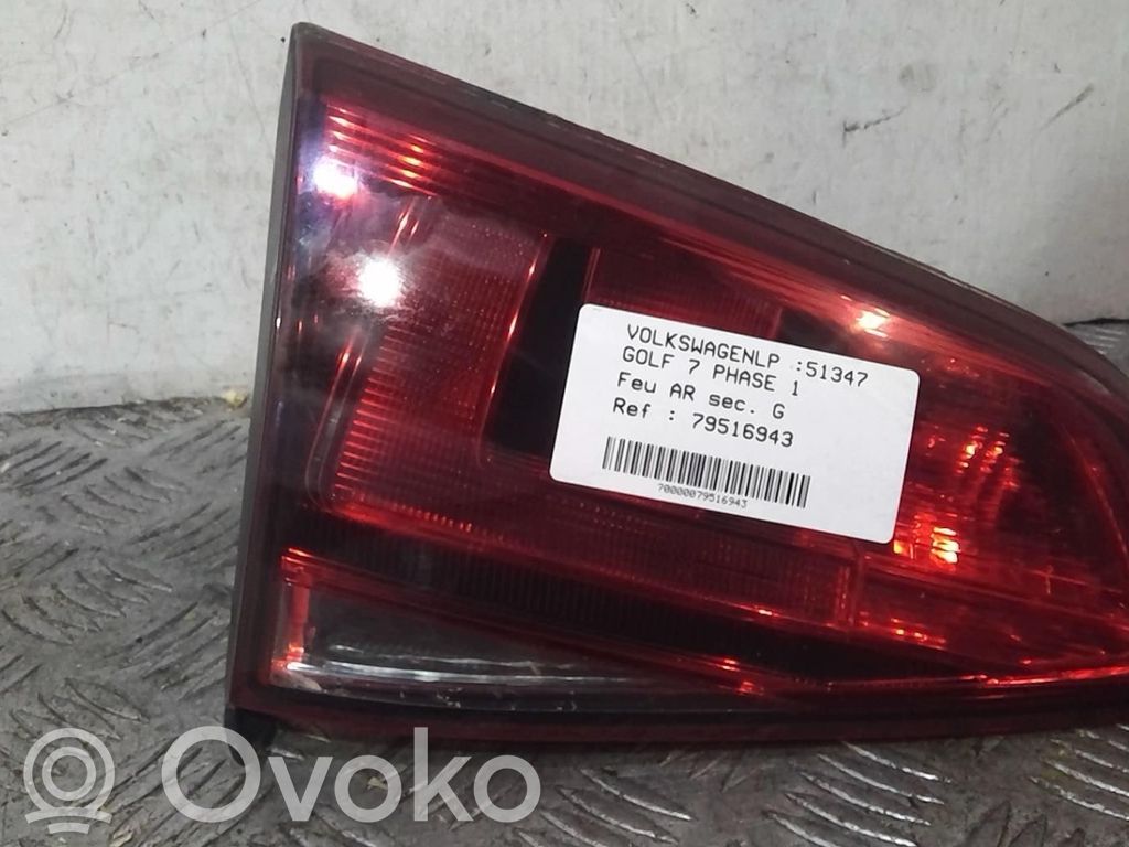 Volkswagen Golf VII Luci posteriori del portellone del bagagliaio 