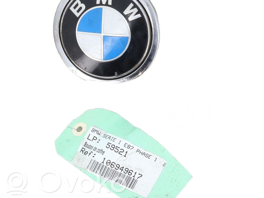 BMW 1 E81 E87 Tailgate opening switch 