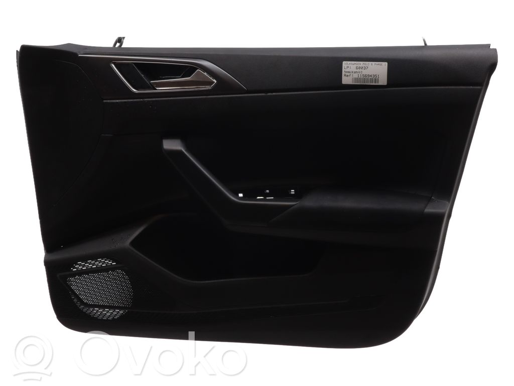 Volkswagen Polo VI Front door card panel trim