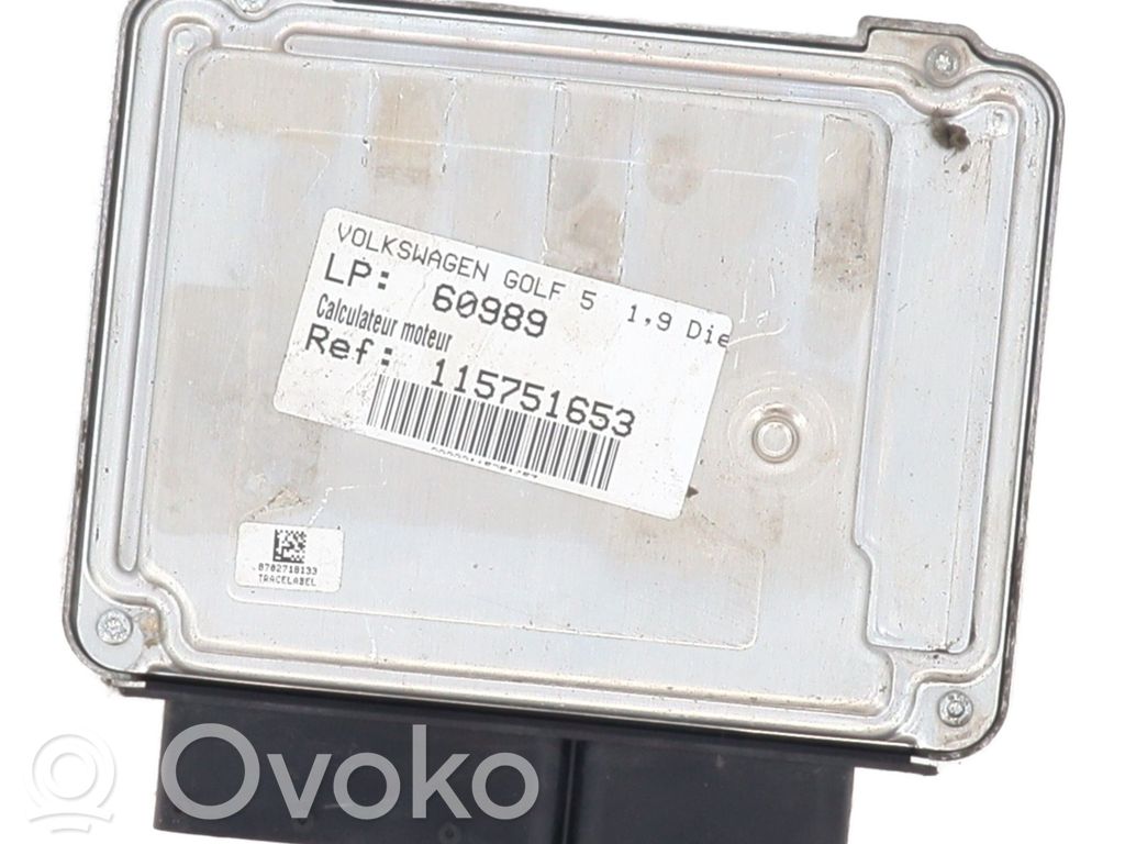 Volkswagen Golf V Sterownik / Moduł ECU 