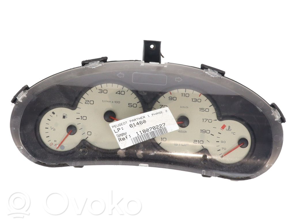 Peugeot Partner Speedometer (instrument cluster) 