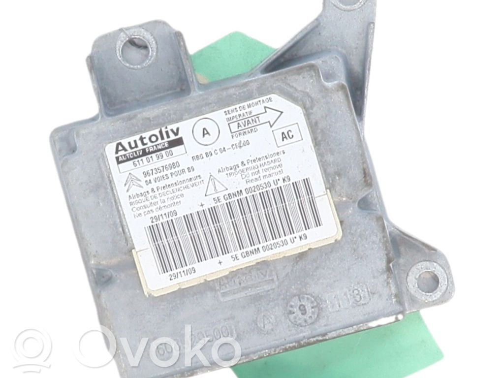 Peugeot Partner Unidad de control/módulo del Airbag 
