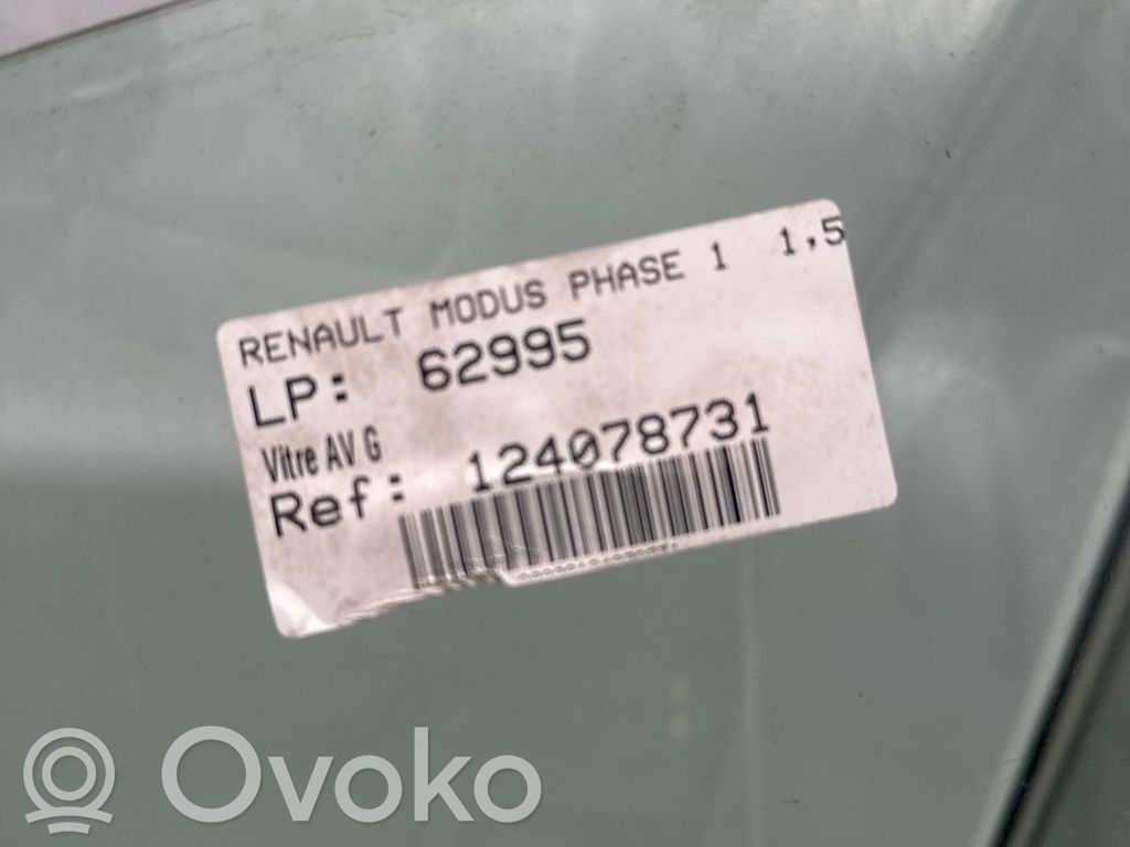 Renault Modus Szyba drzwi przednich 