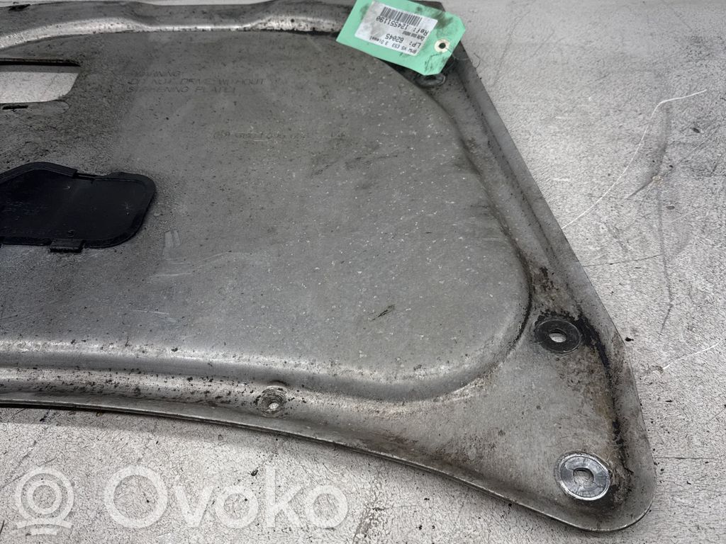 BMW X5 E53 Variklio dugno apsauga 