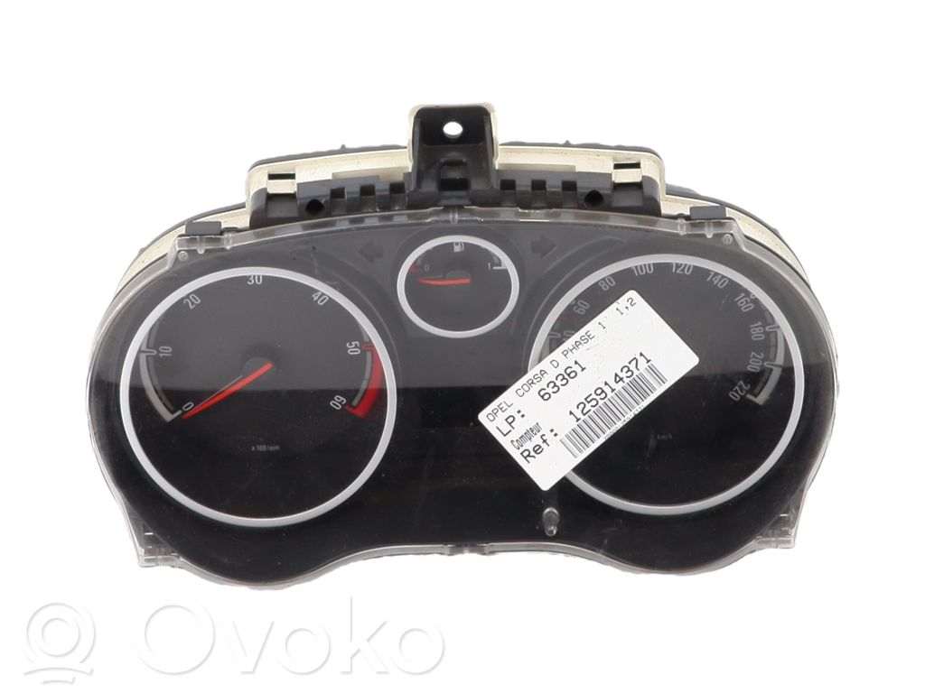 Opel Corsa D Speedometer (instrument cluster)